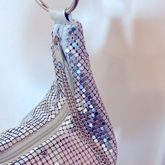 Metallic Sequined hobo style shoulder bag - Picture 8 of 8